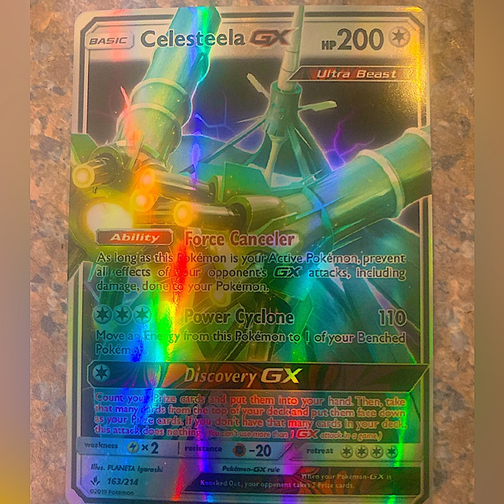 Pokémon TCG Ultra Necrozma GX Forbidden Light 95/131 Holo Ultra Rare